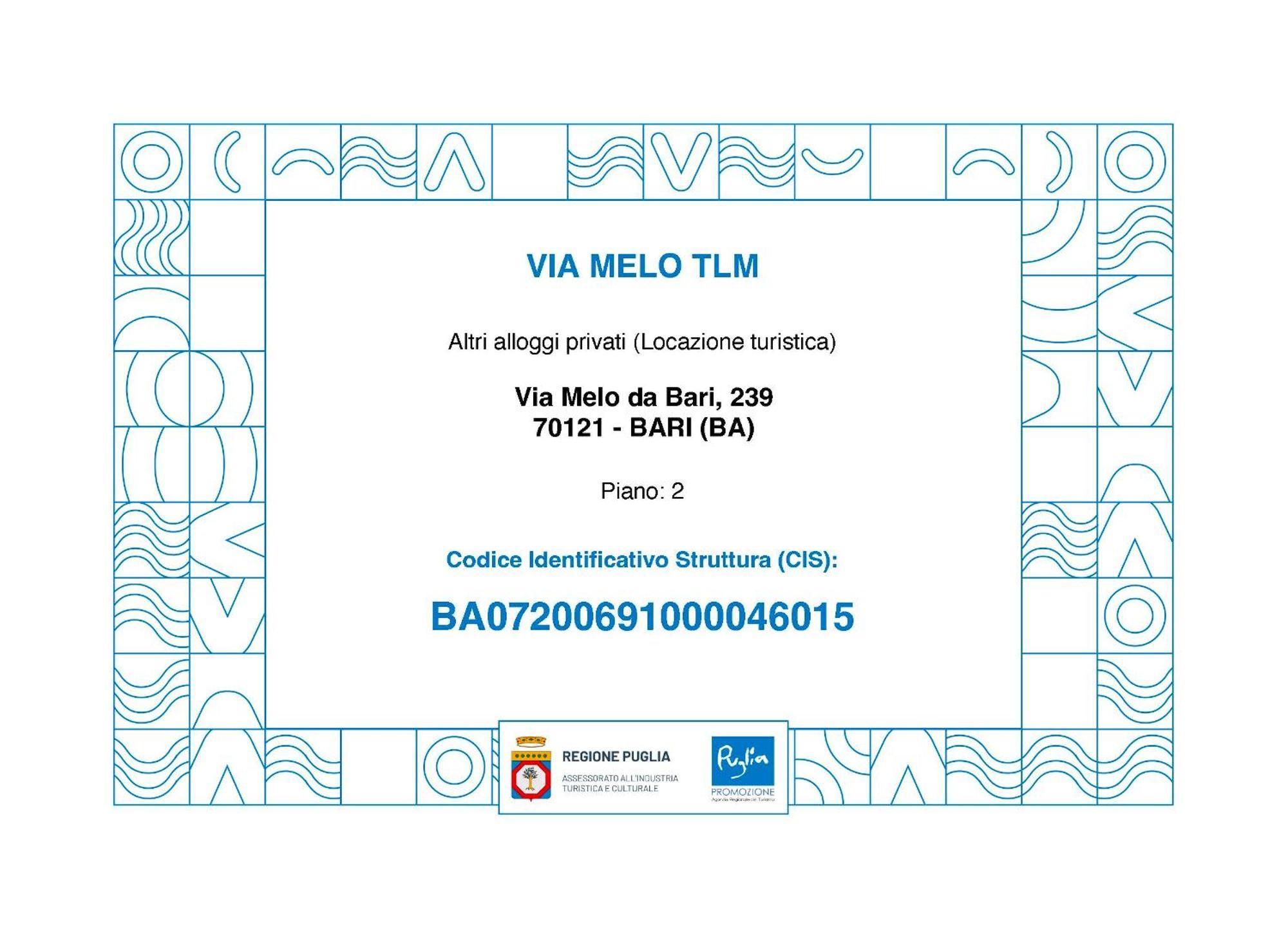 Via Melo Tlm B&B Bari Ngoại thất bức ảnh